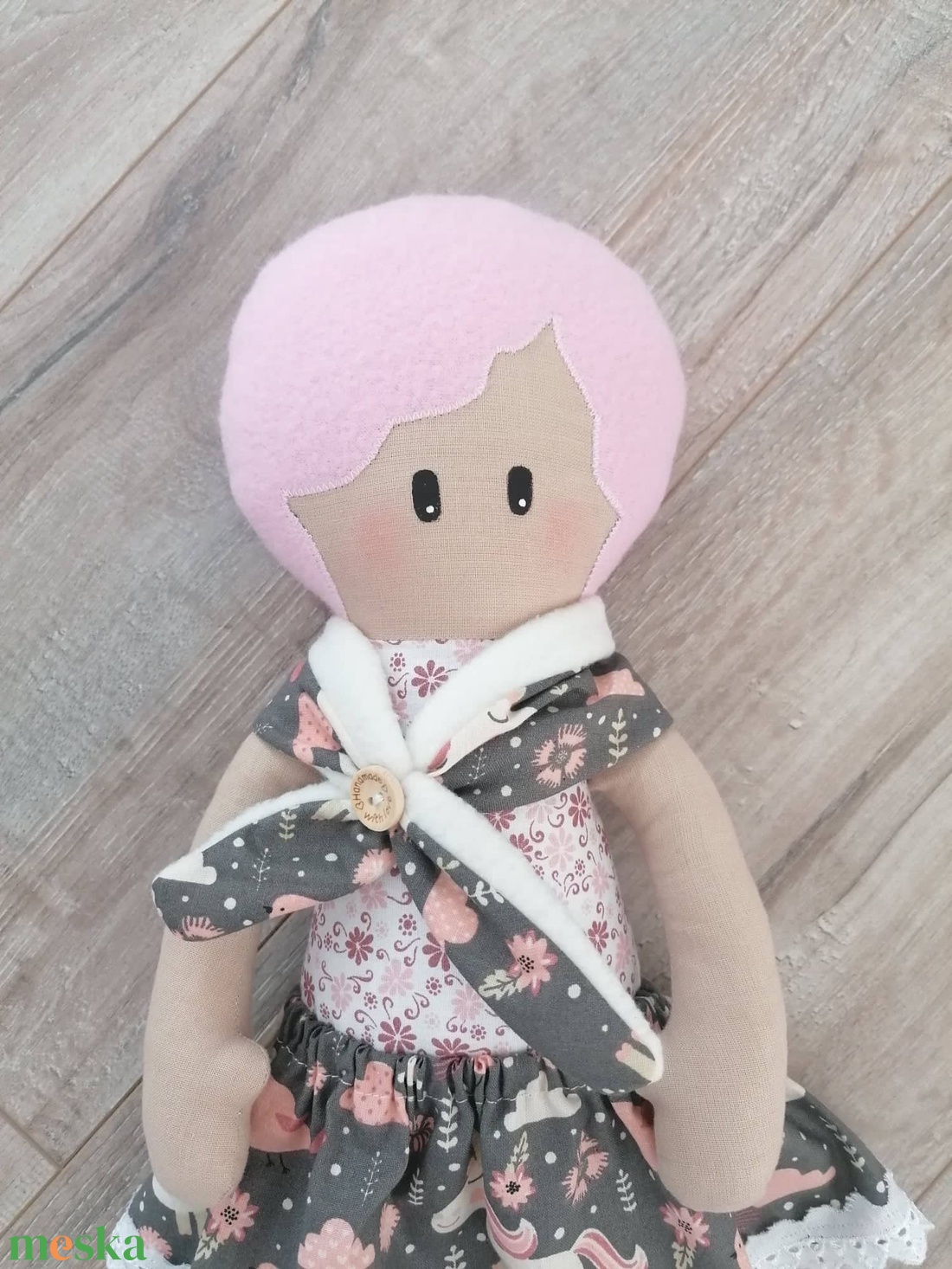 45cm magas textilbaba - játék & sport - baba & babaház - baba - Meska.hu