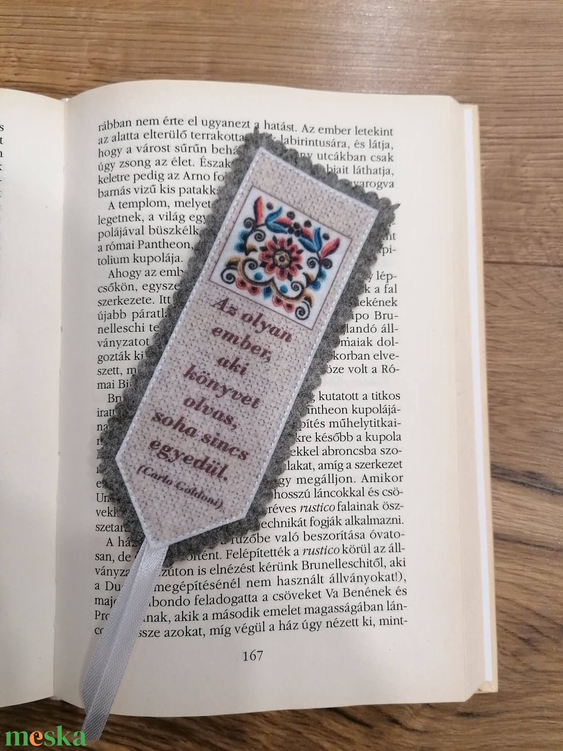 Könyvjelző idézettel - könyv & zene - könyvjelző - Meska.hu
