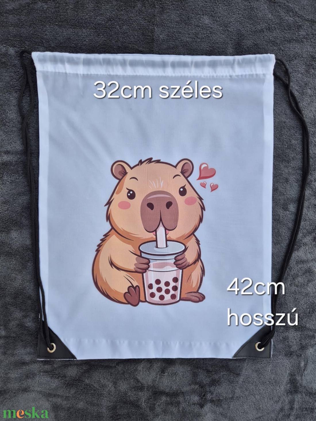 Capybara-s tornazsák,hátizsák rendelhető - táska & tok - hátizsák - tornazsák, gymbag - Meska.hu Capybara-s tornazsák,hátizsák rendelhető - táska & tok - hátizsák - tornazsák, gymbag - Meska.hu