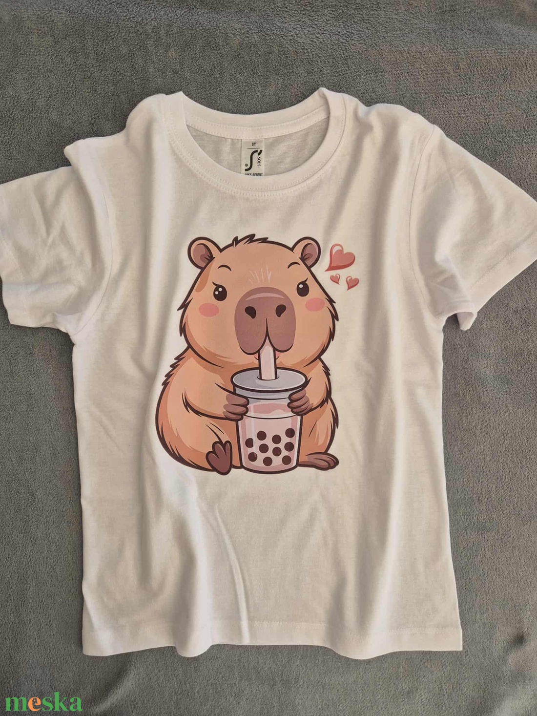 Capybara mintás póló - ruha & divat - babaruha & gyerekruha - póló - Meska.hu Capybara mintás póló - ruha & divat - babaruha & gyerekruha - póló - Meska.hu