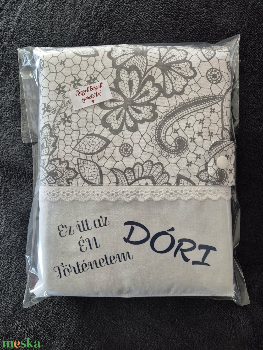 Egyedi névvel rendelhető fotóalbumborító+album - otthon & életmód - papír, írószer - album & fotóalbum - Meska.hu