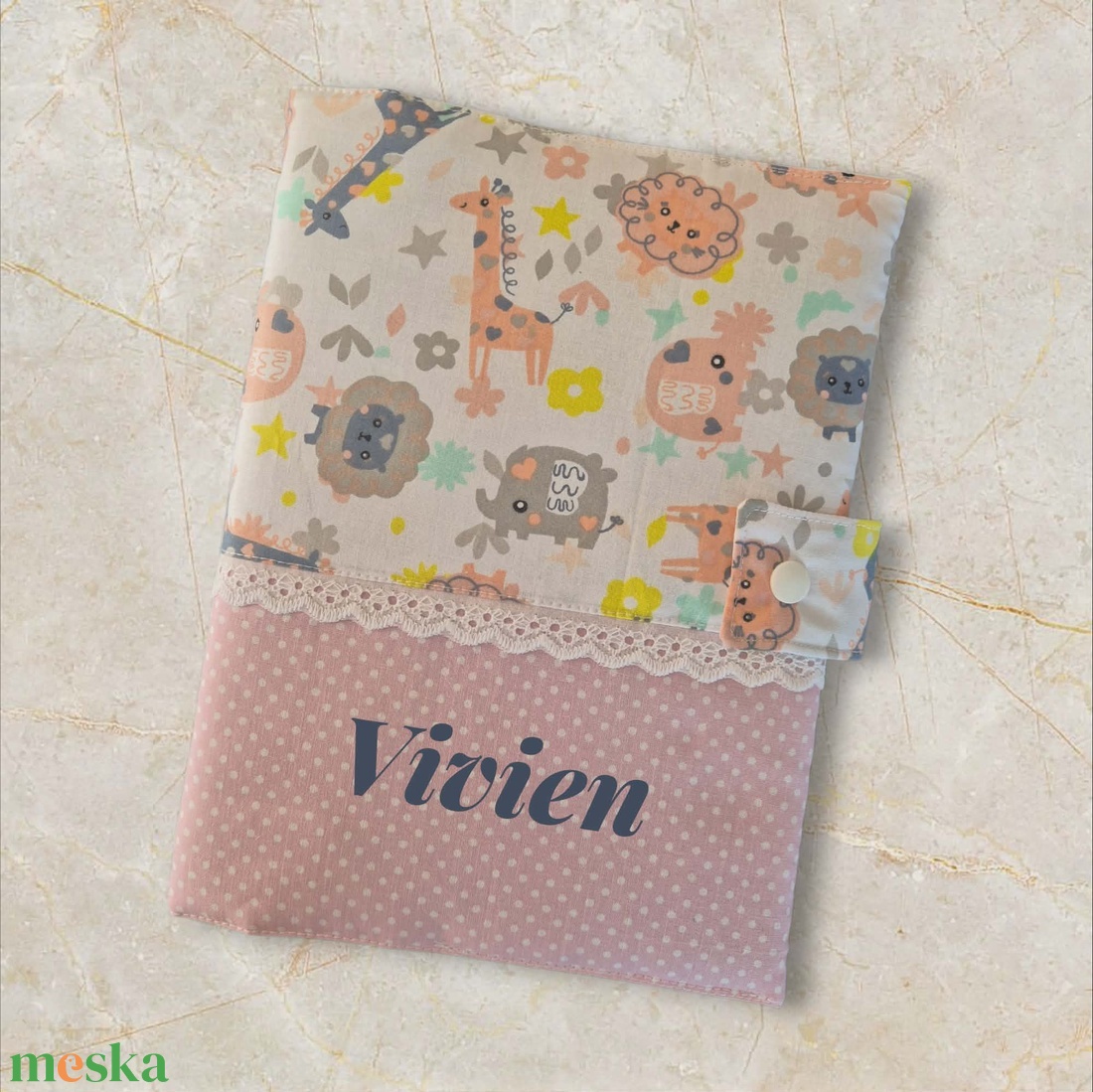 Fotóalbum,egyedi névvel,borítóval - baba - mama - babaemlékek - baba fotóalbum - Meska.hu