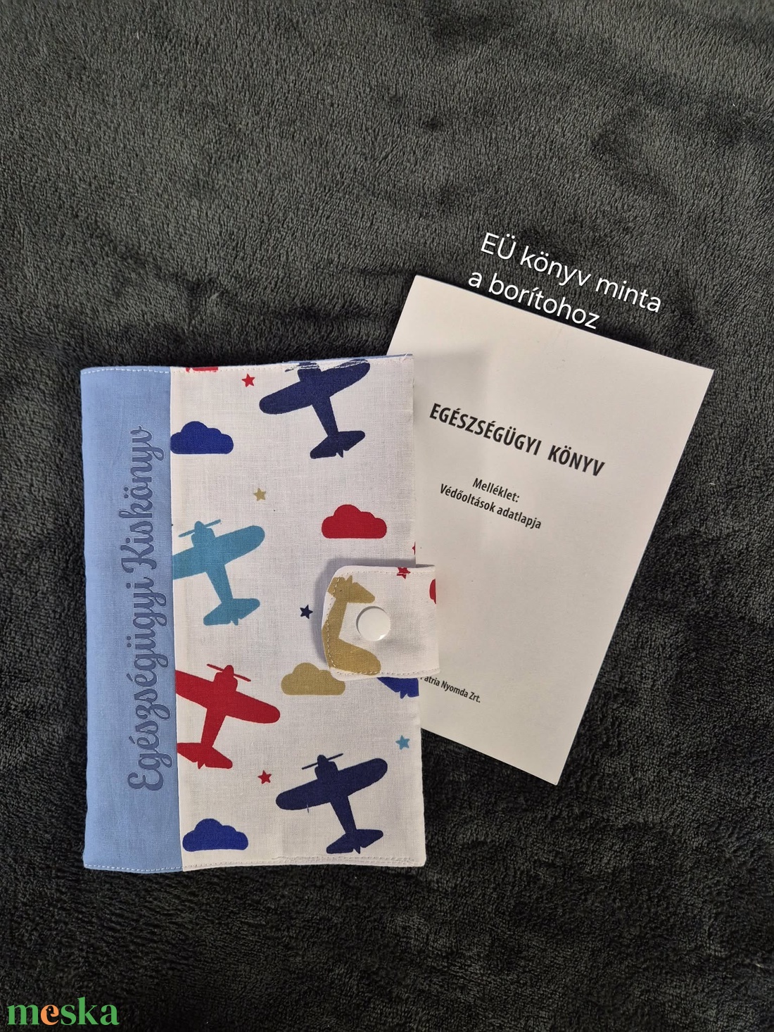 EÜ-kiskönyv borító  - baba - mama - babaemlékek - egészségügyi kiskönyv borító - Meska.hu