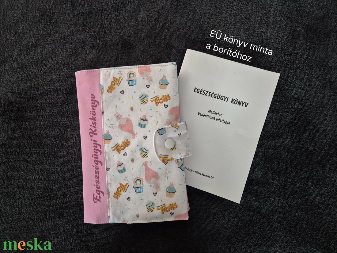 EÜ-kiskönyv borító - baba - mama - babaemlékek - egészségügyi kiskönyv borító - Meska.hu