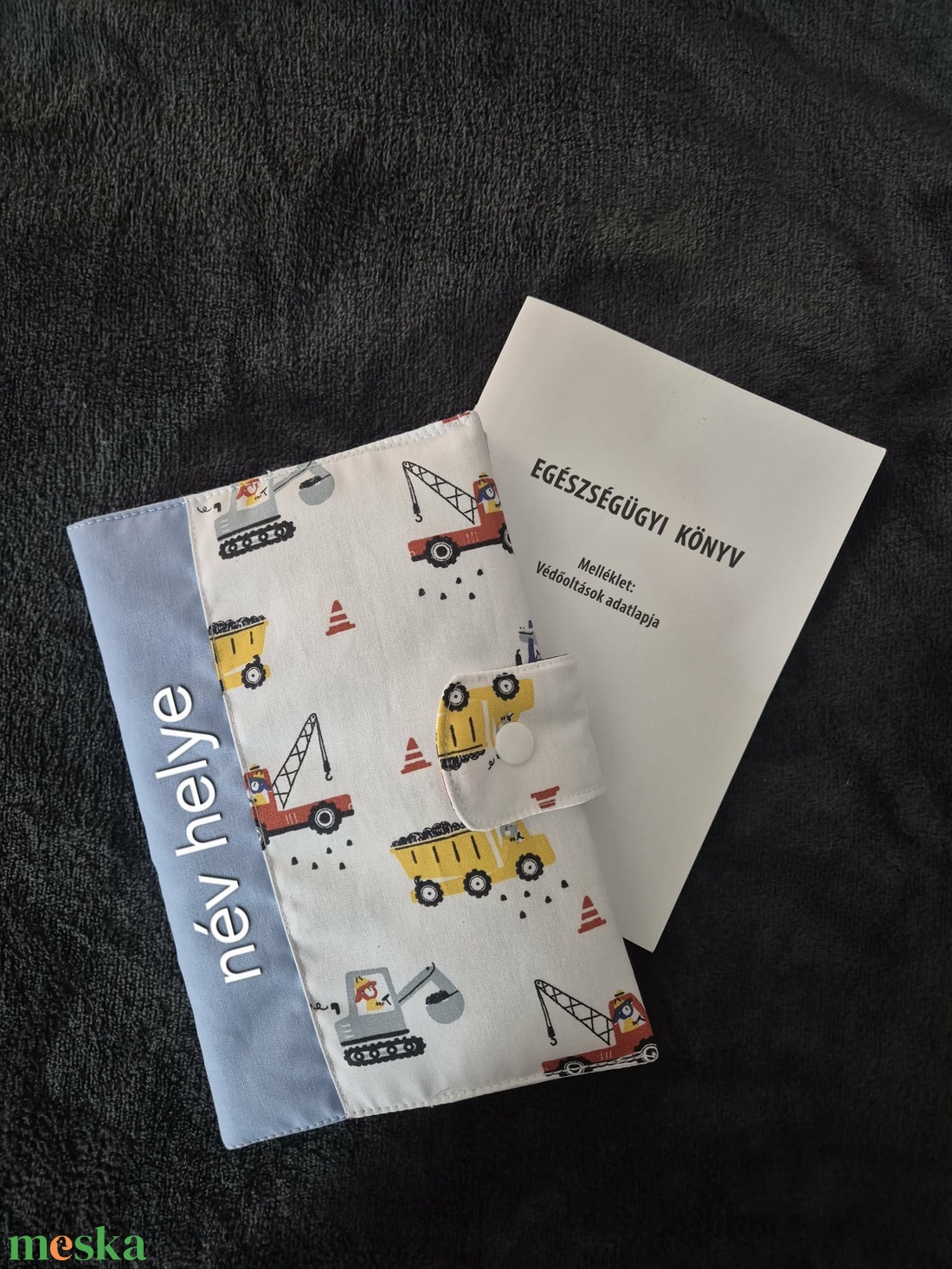 Egészségügyi Kiskönyv Borító RENDELHETŐ,névvel ellátva - baba - mama - babaemlékek - egészségügyi kiskönyv borító - Meska.hu