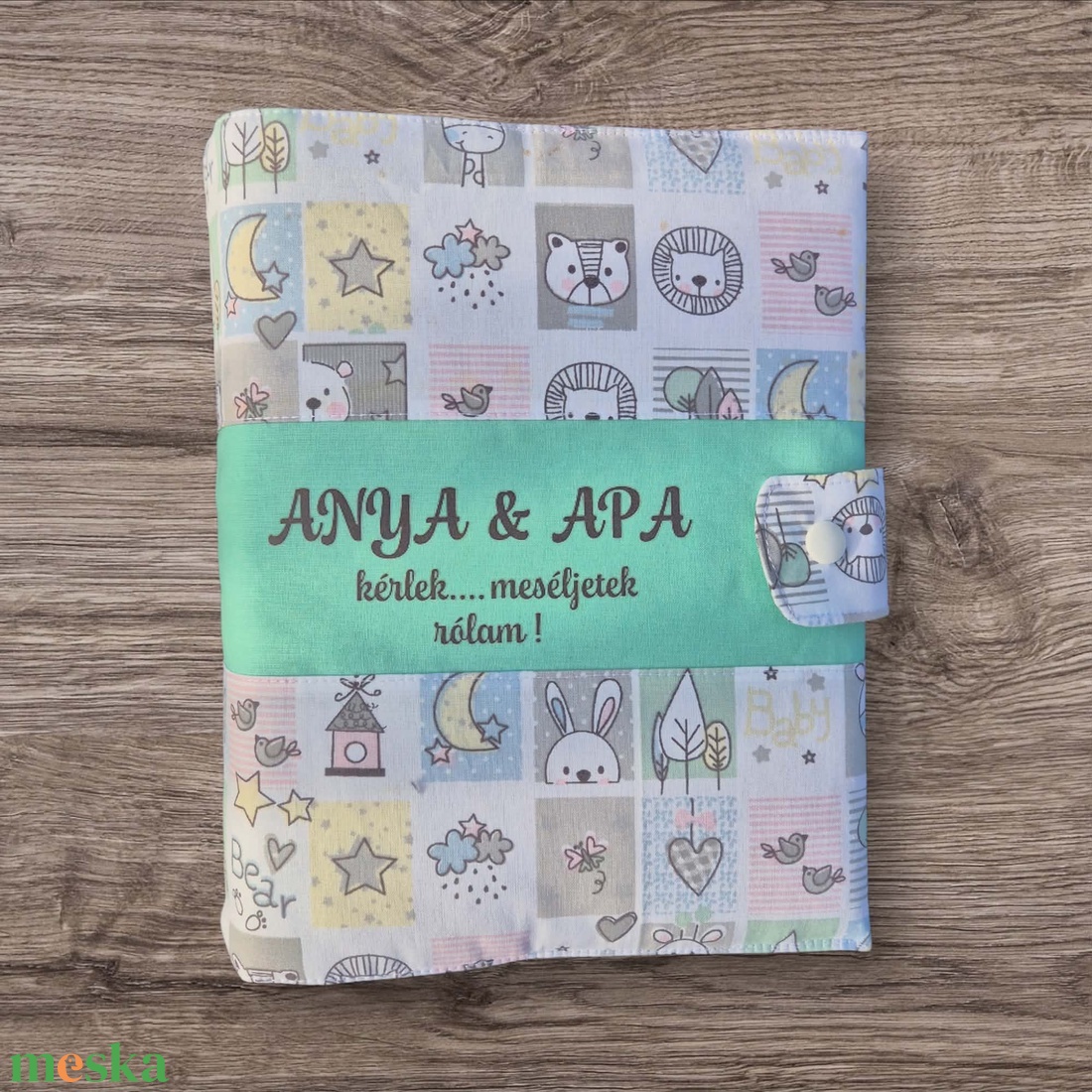 Fotóalbum egyedi borítóval - baba - mama - babaemlékek - baba fotóalbum - Meska.hu