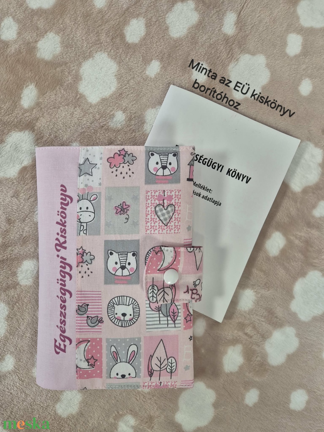 Egészségügyi kiskönyv Borító - baba - mama - babaemlékek - egészségügyi kiskönyv borító - Meska.hu