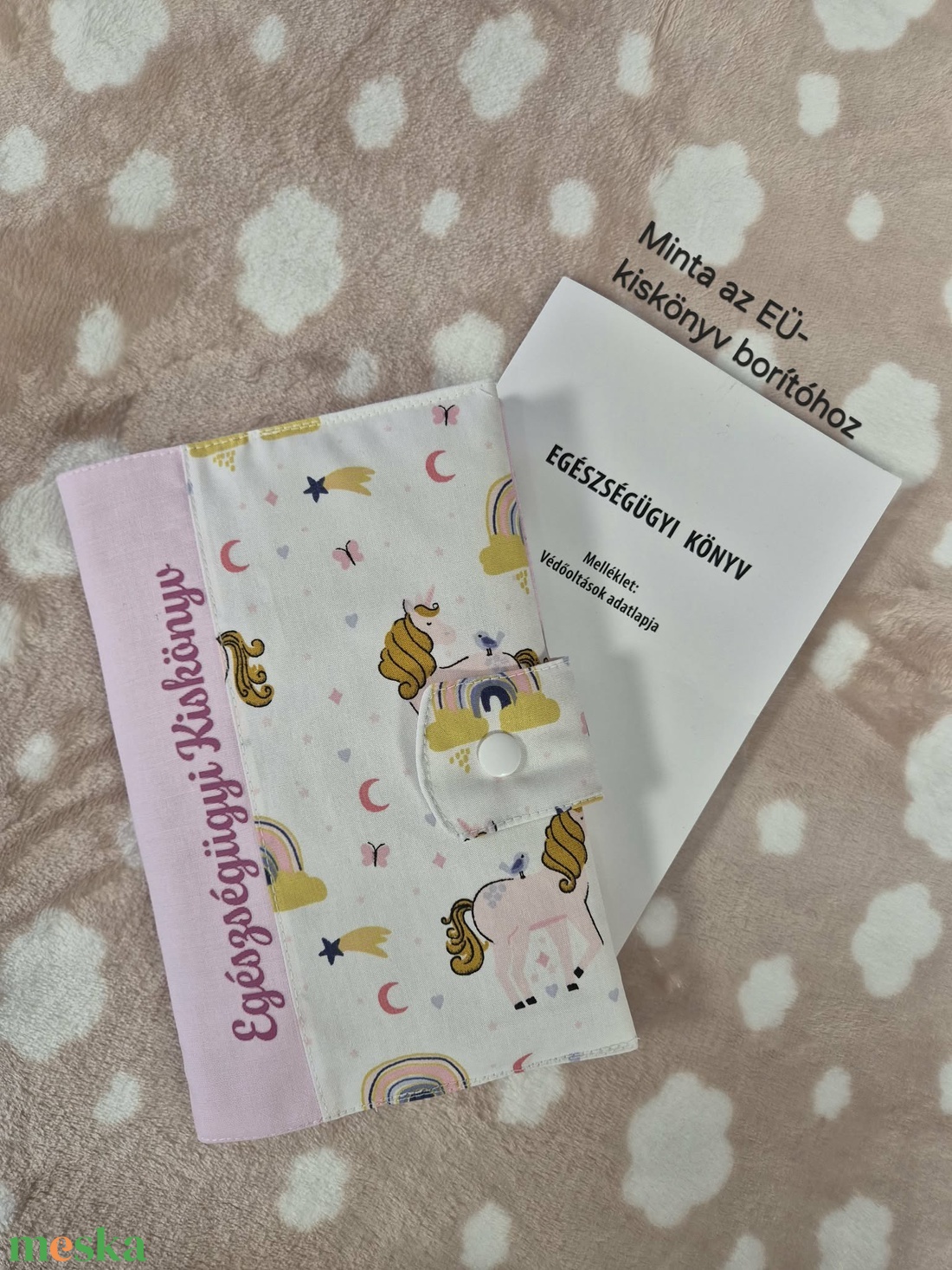 Egészségügyi kiskönyv Borító - baba - mama - babaemlékek - egészségügyi kiskönyv borító - Meska.hu