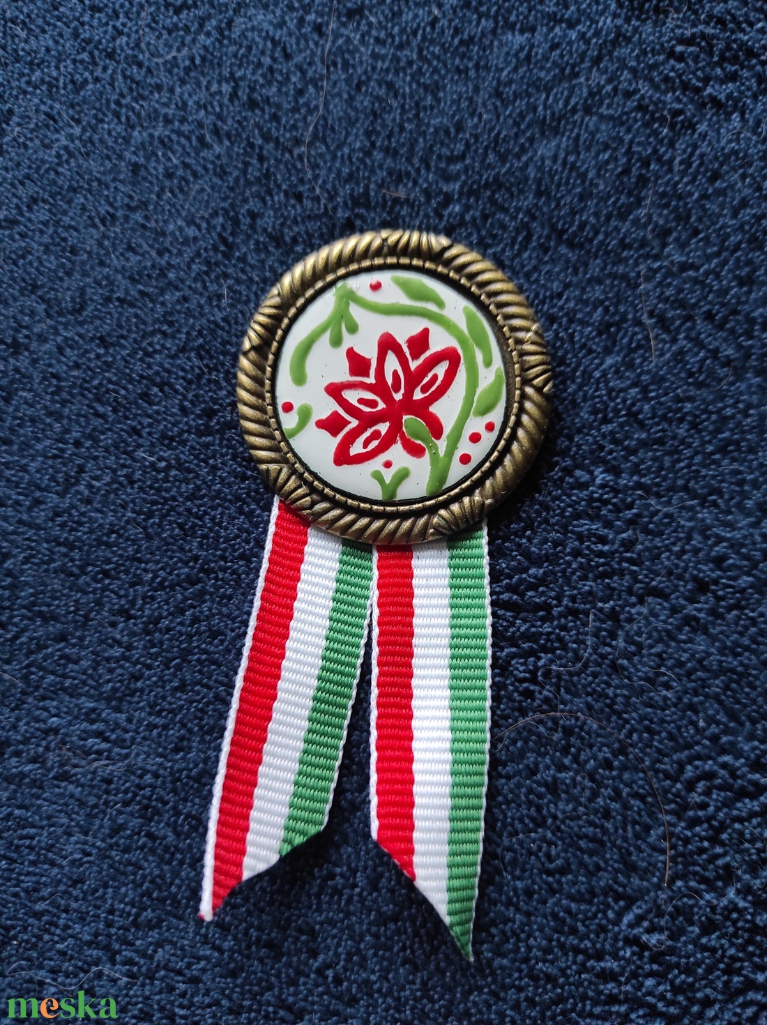 Kokárda - ékszer - kitűző és bross - Meska.hu