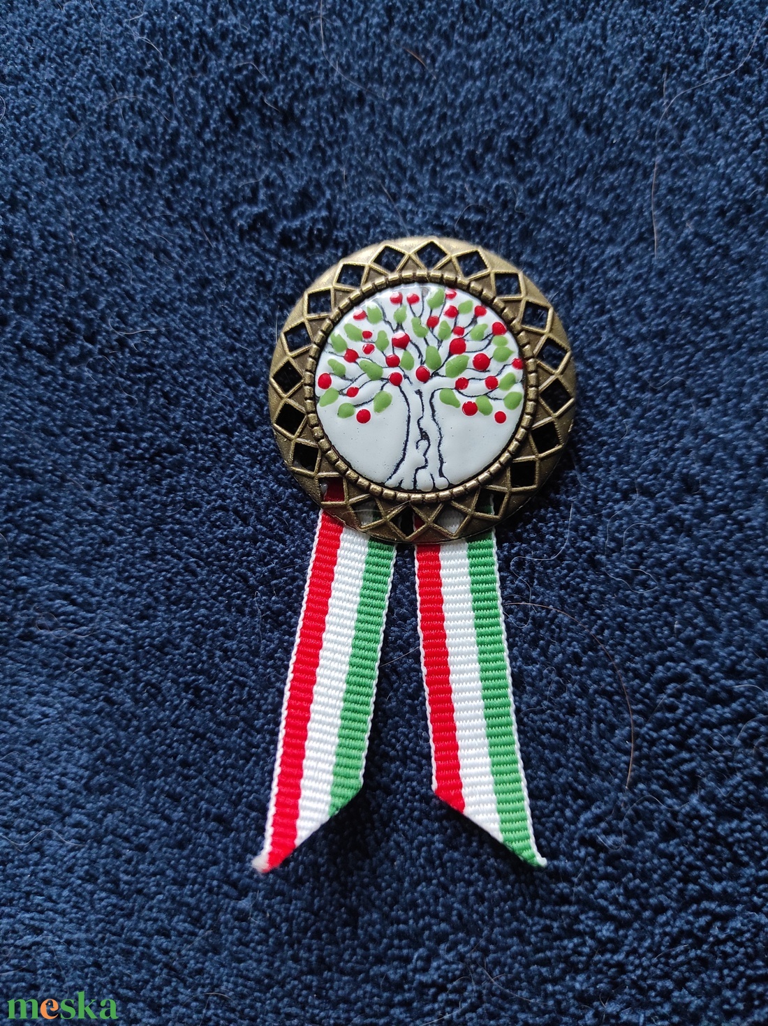 Kokárda - ékszer - kitűző és bross - Meska.hu