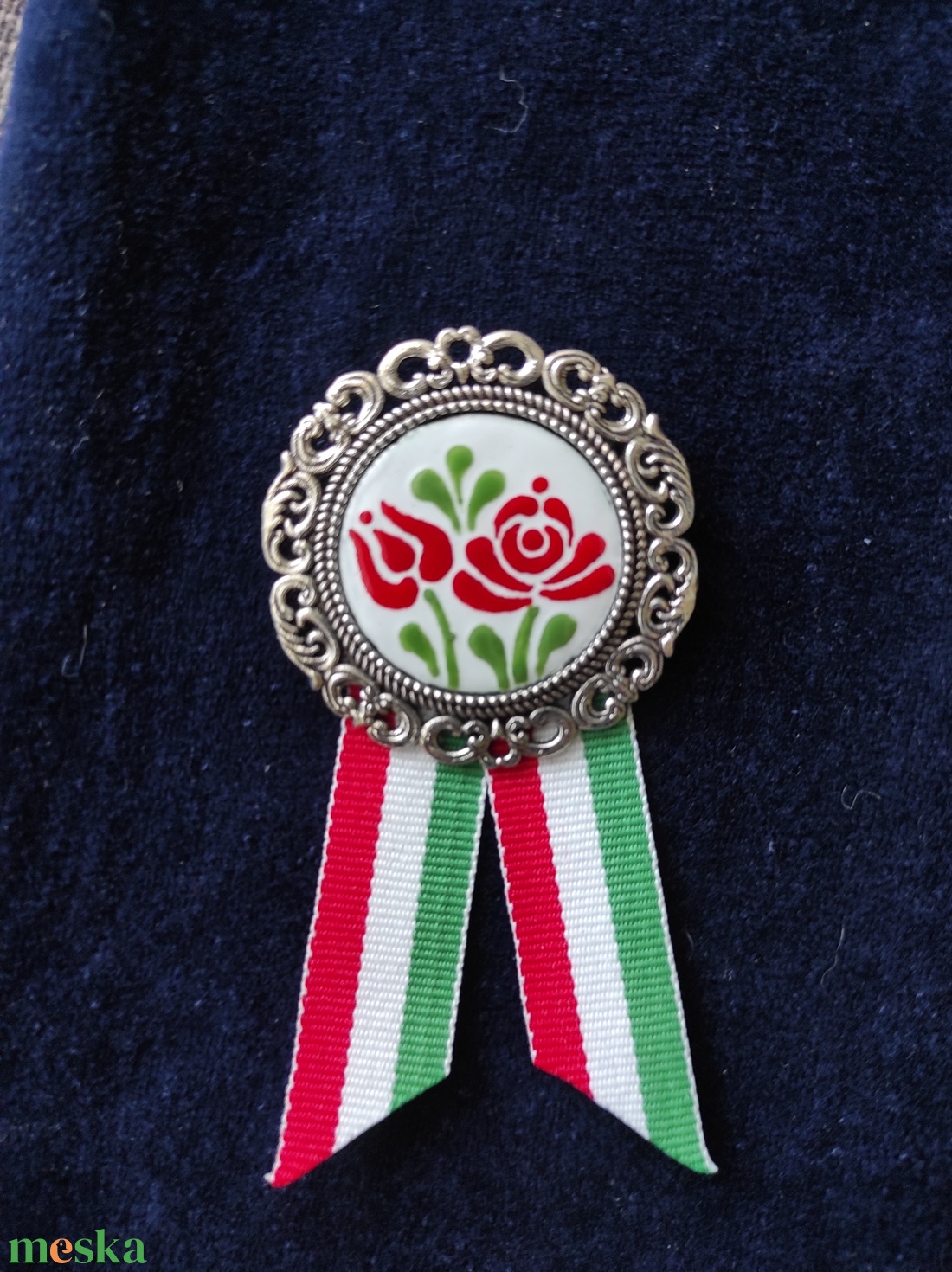 Kokárda - ékszer - kitűző és bross - Meska.hu