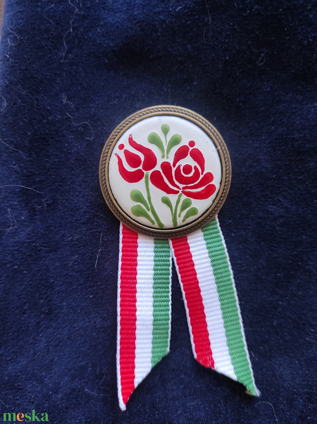 Kokárda - ékszer - kitűző és bross - Meska.hu