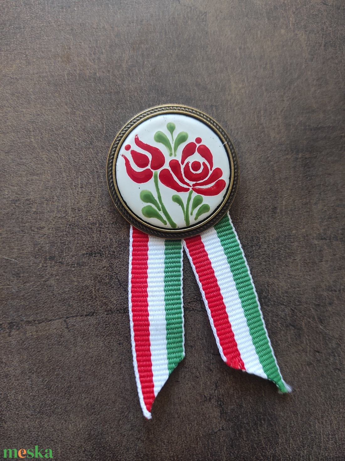 Kokárda - ékszer - kitűző és bross - Meska.hu