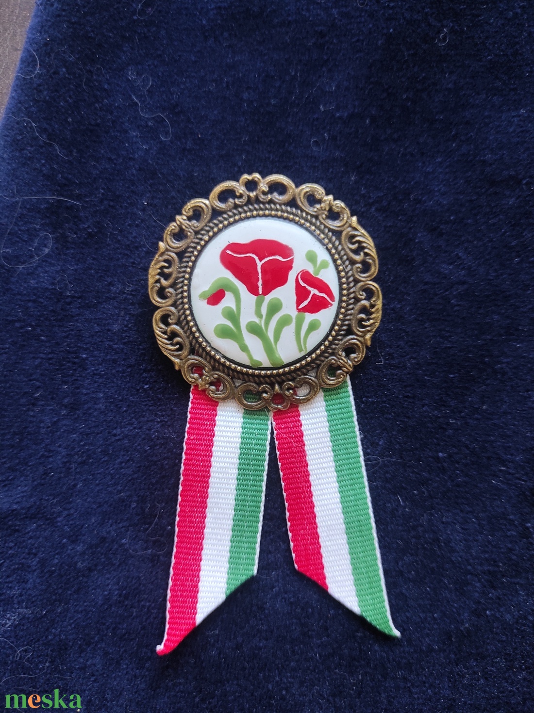 Kokárda - ékszer - kitűző és bross - Meska.hu