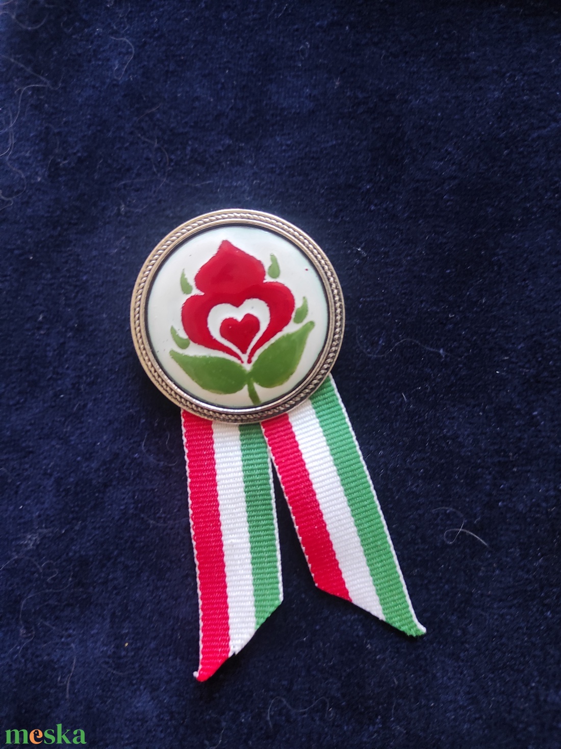 Kokárda - ékszer - kitűző és bross - Meska.hu