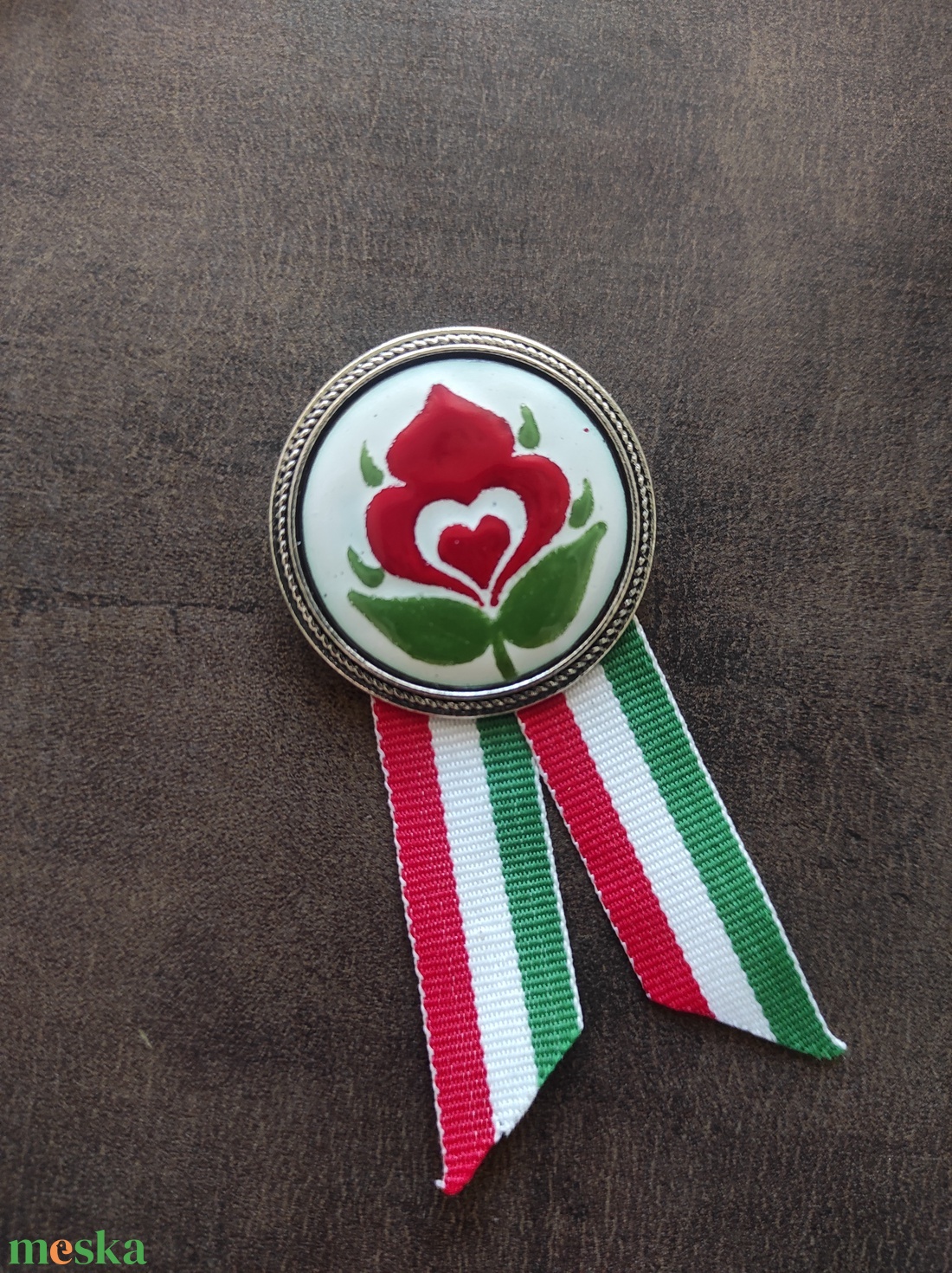 Kokárda - ékszer - kitűző és bross - Meska.hu