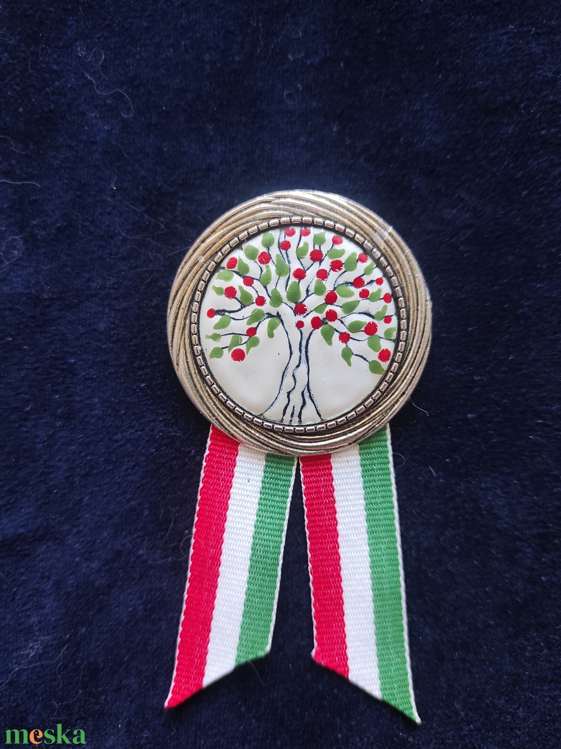 Kokárda - ékszer - kitűző és bross - Meska.hu Kokárda - ékszer - kitűző és bross - Meska.hu