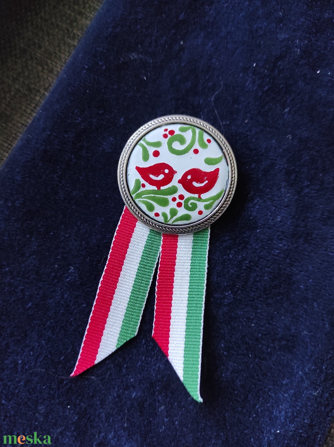 Kokárda - ékszer - kitűző és bross - Meska.hu