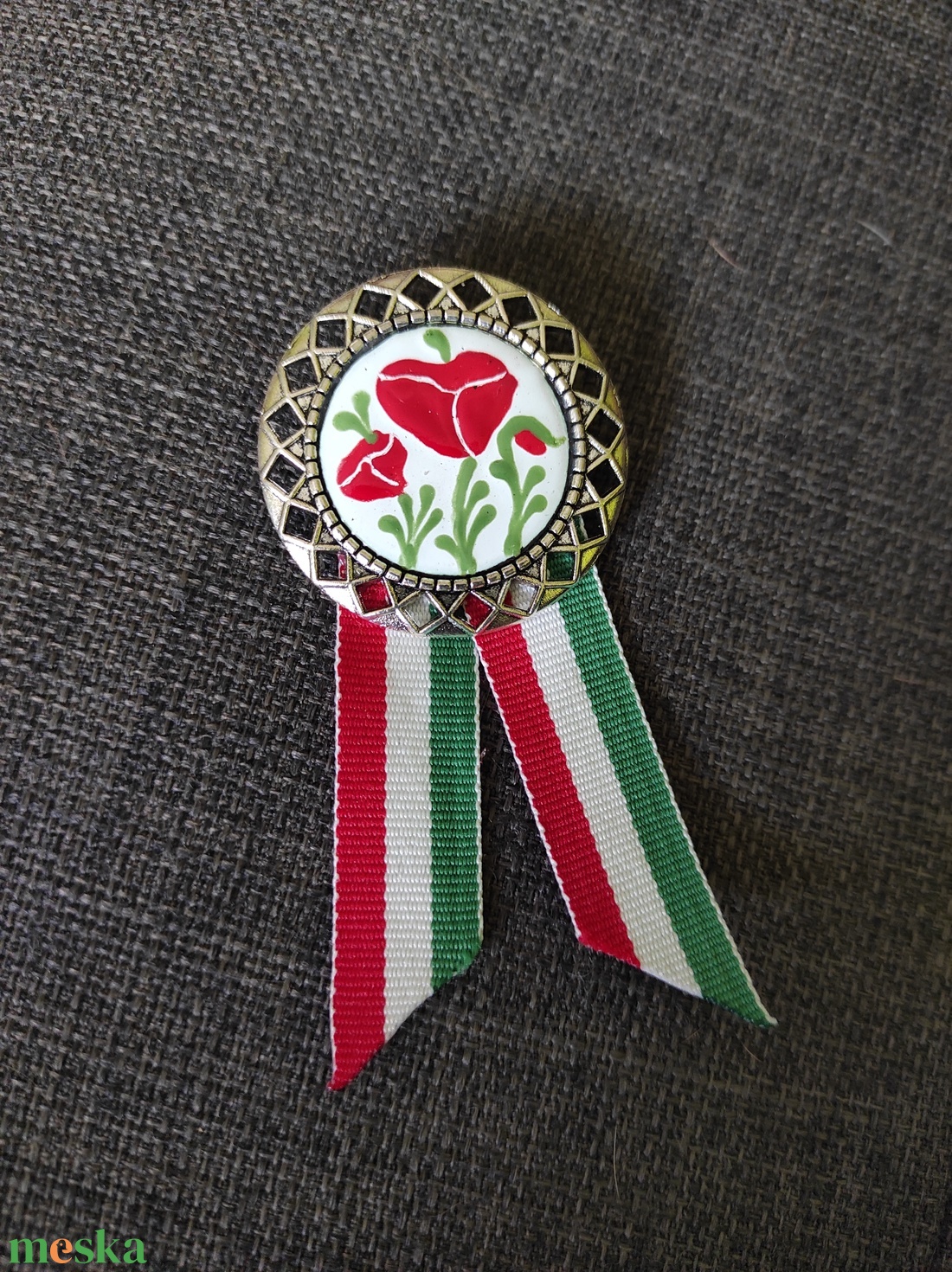 Kokárda - ékszer - kitűző és bross - Meska.hu