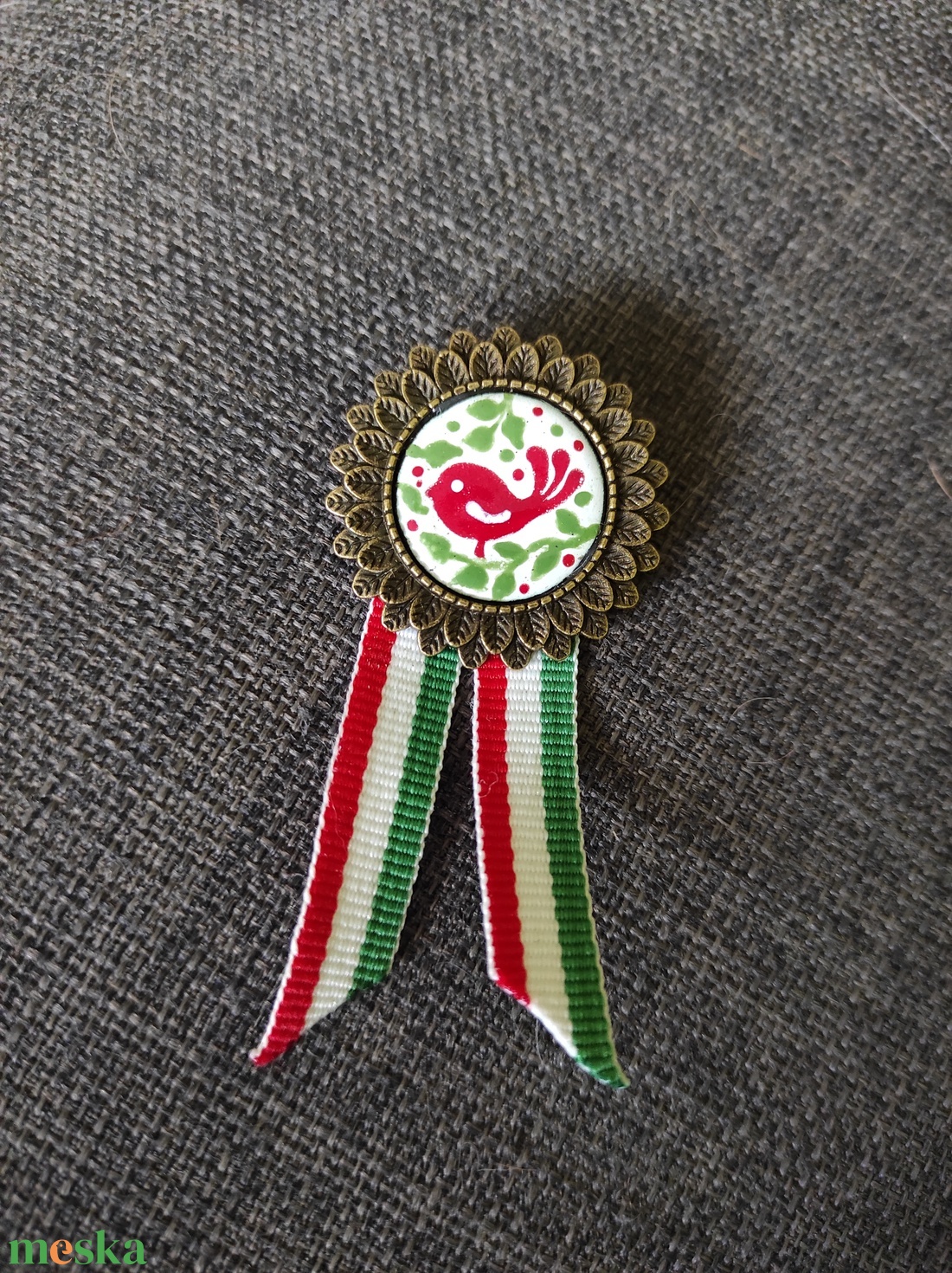 Kokárda - ékszer - kitűző és bross - Meska.hu