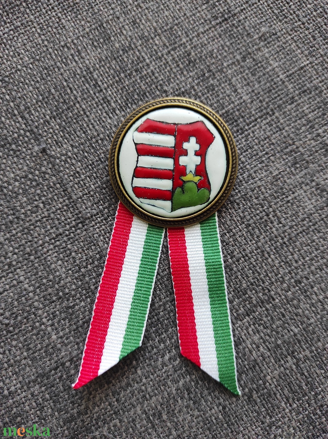 Kokárda - ékszer - kitűző és bross - Meska.hu