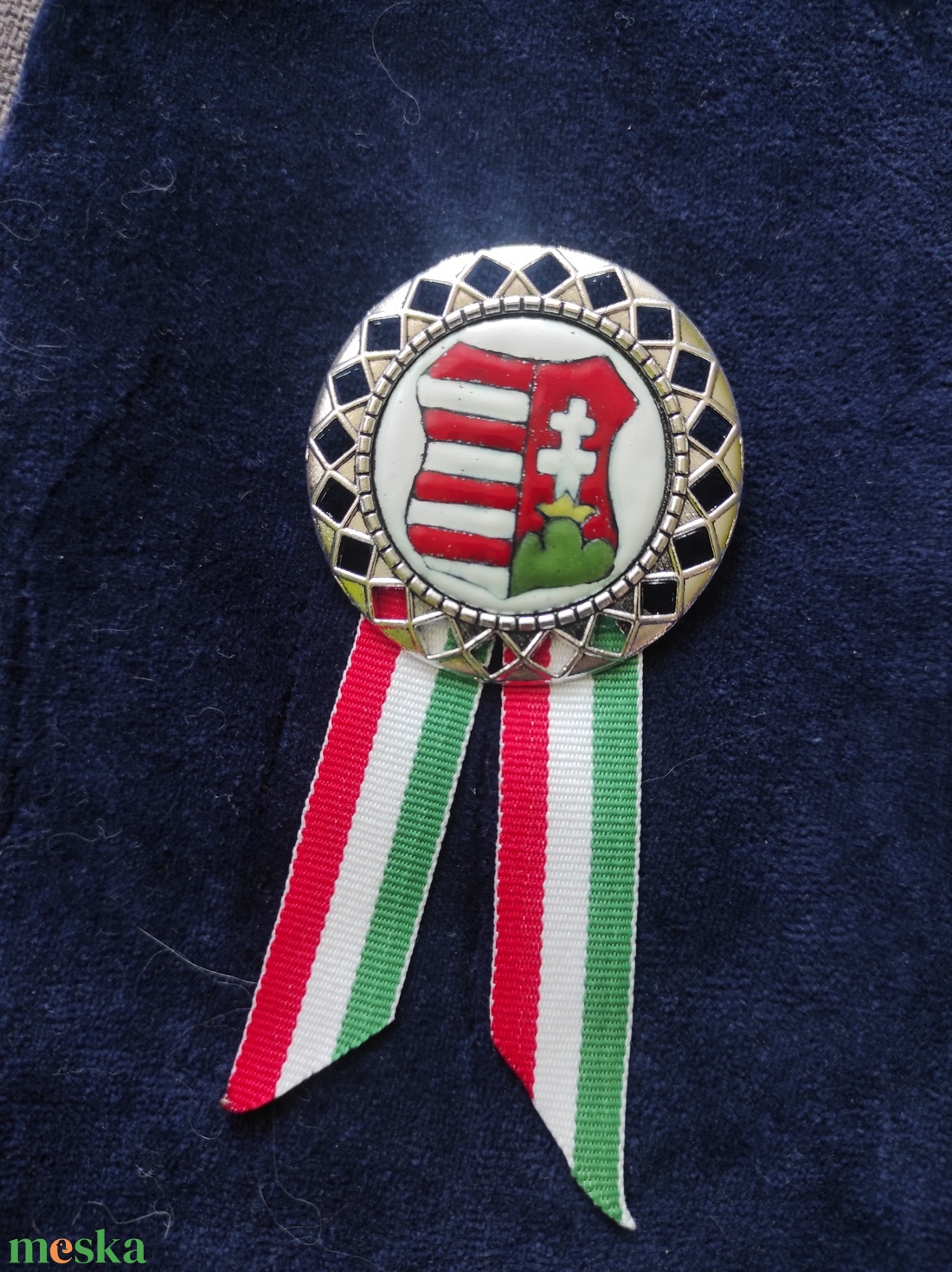 Kokárda - ékszer - kitűző és bross - Meska.hu