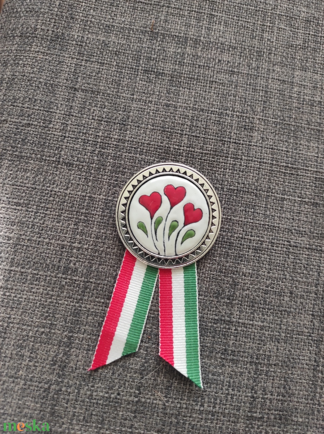 Kokárda - ékszer - kitűző és bross - Meska.hu