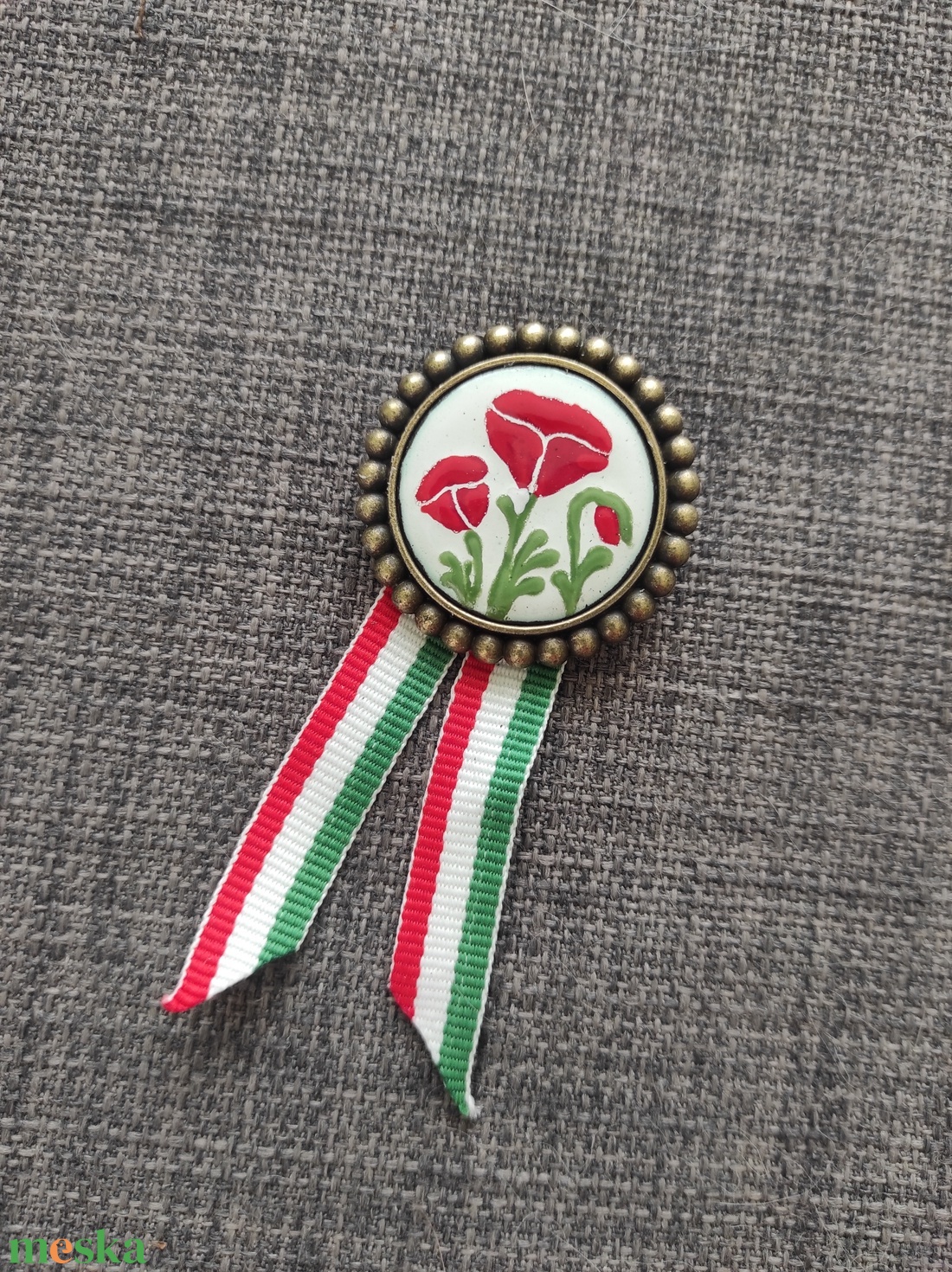 Kokárda - ékszer - kitűző és bross - Meska.hu