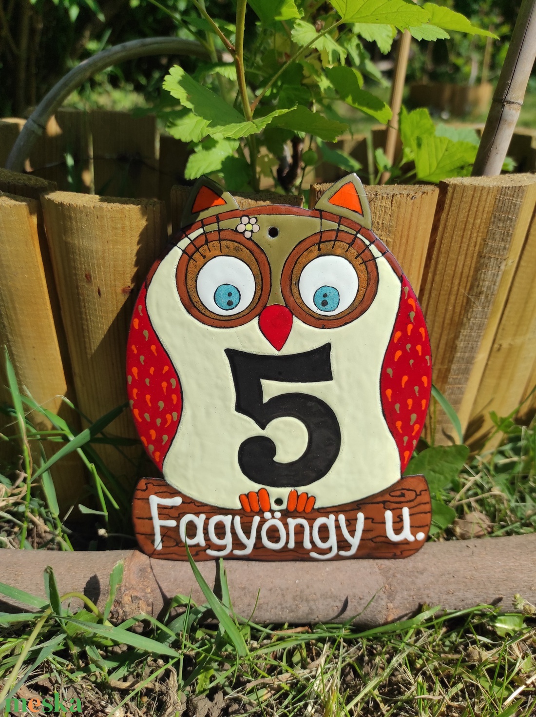 Őrző bagoly - otthon & életmód - ház & kert - házszám - Meska.hu Őrző bagoly - otthon & életmód - ház & kert - házszám - Meska.hu