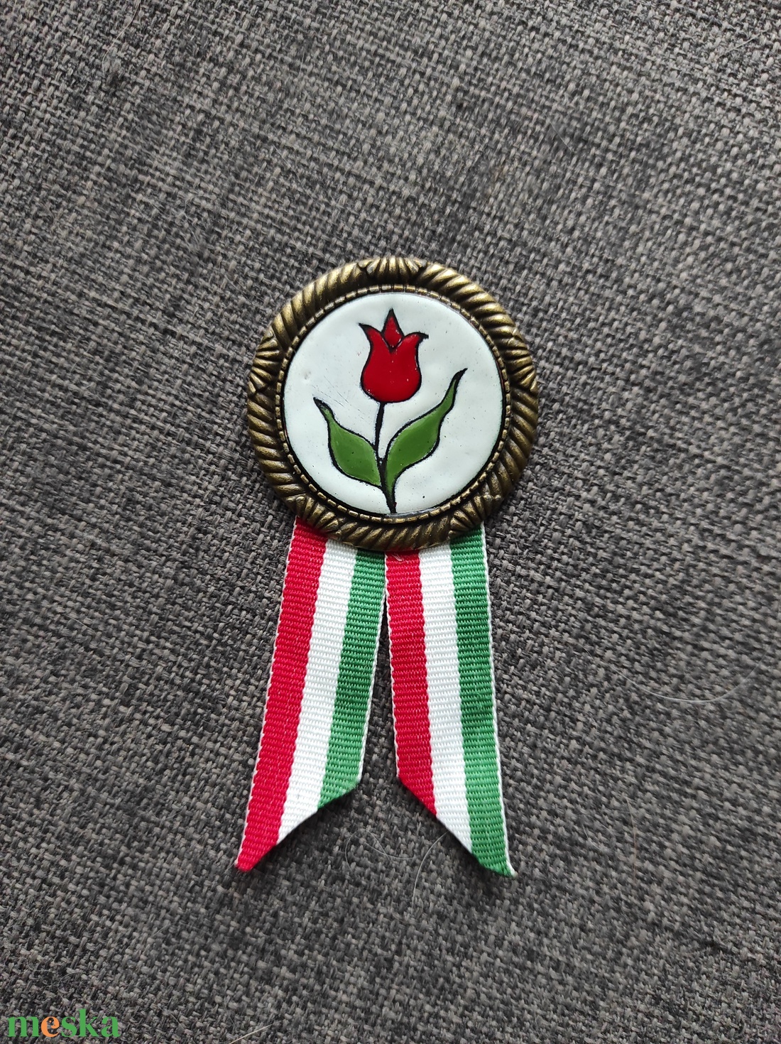Kokárda - ékszer - kitűző és bross - Meska.hu