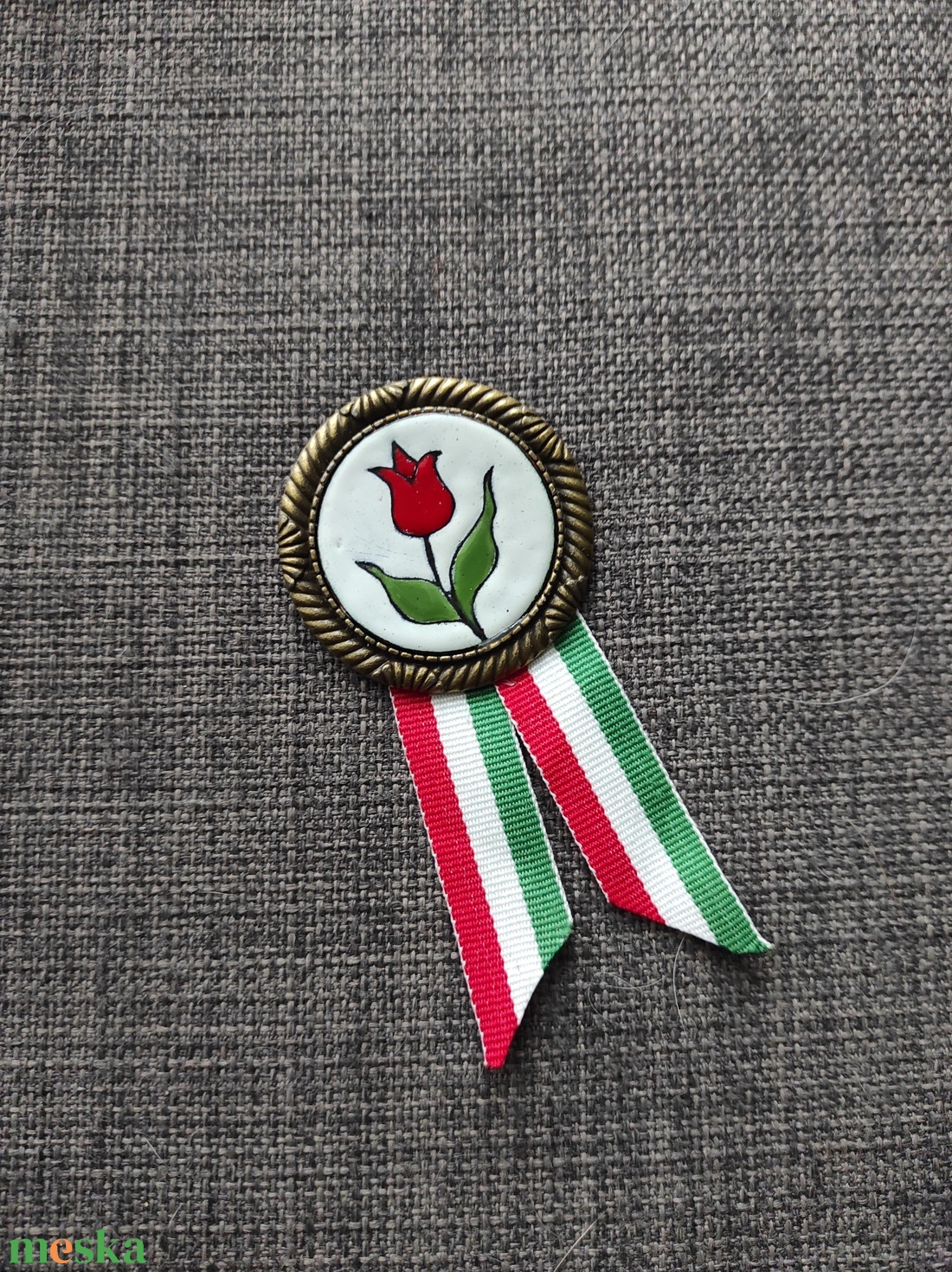 Kokárda - ékszer - kitűző és bross - Meska.hu