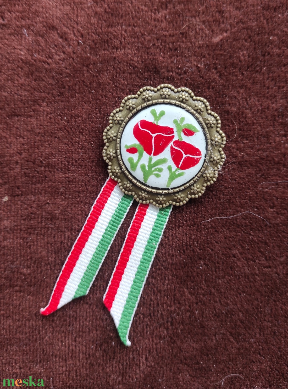 Kokárda - ékszer - kitűző és bross - Meska.hu