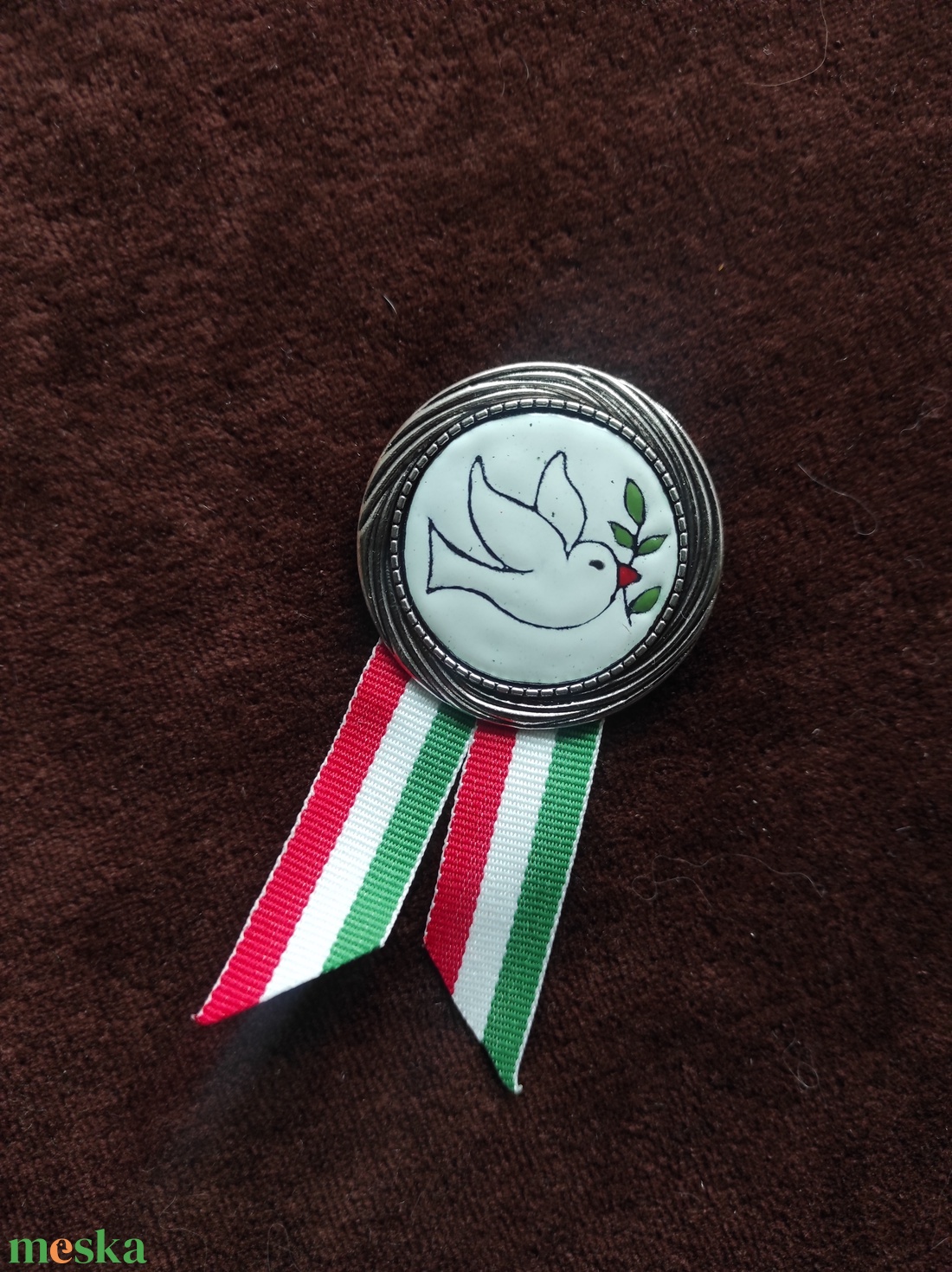 Kokárda - ékszer - kitűző és bross - Meska.hu