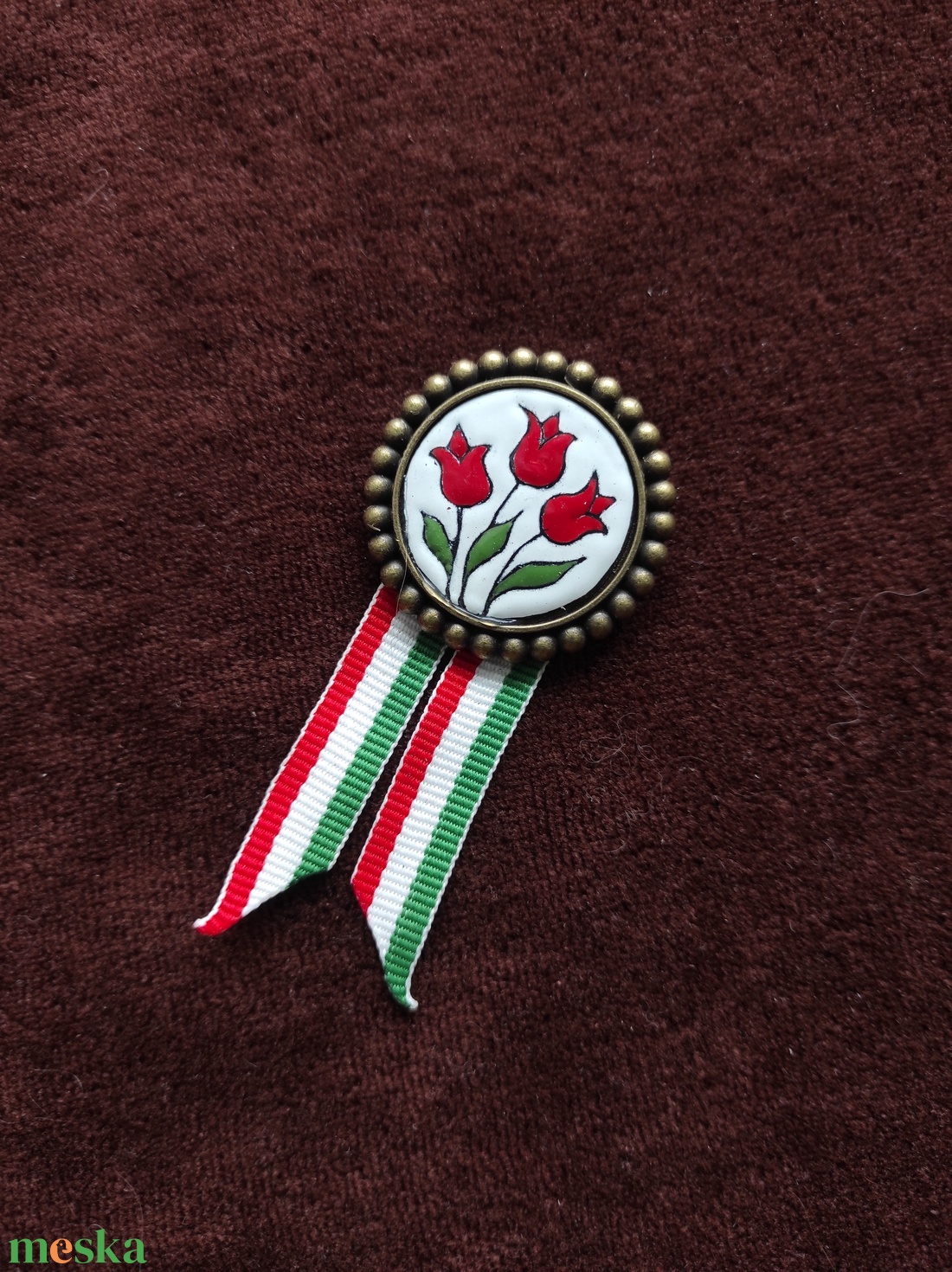 Kokárda - ékszer - kitűző és bross - Meska.hu