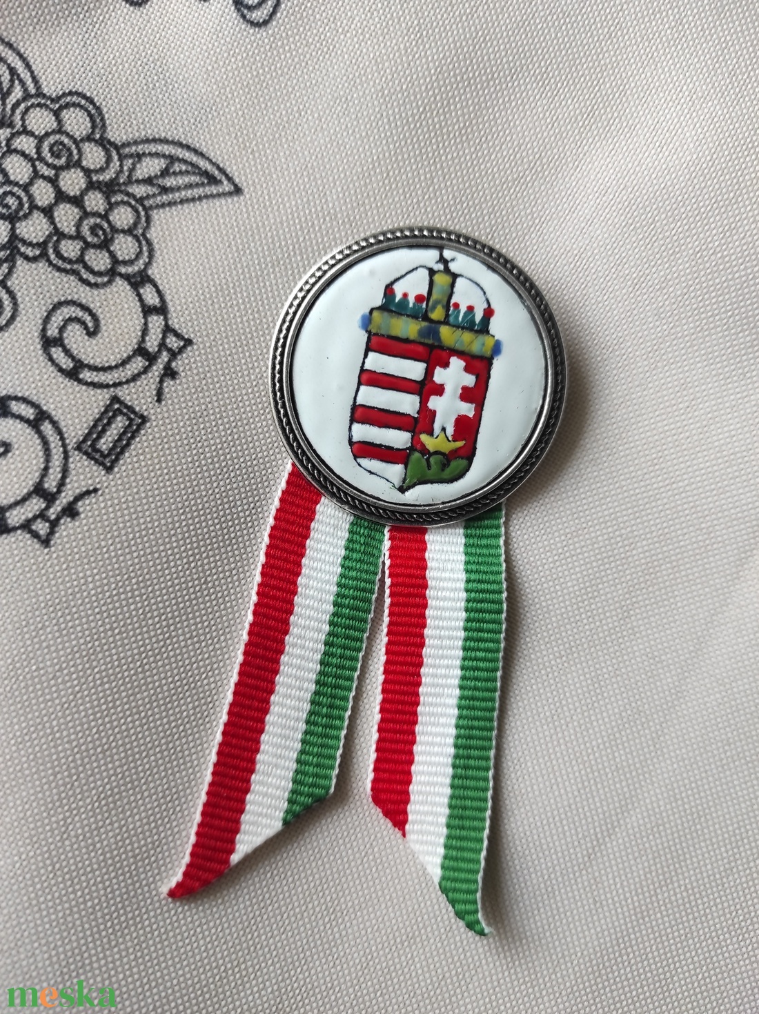 Kokárda - ékszer - kitűző és bross - Meska.hu