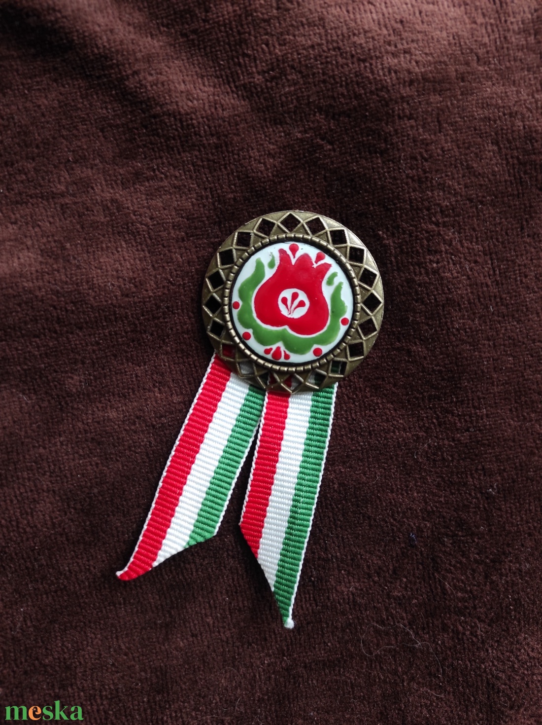Kokárda - ékszer - kitűző és bross - Meska.hu