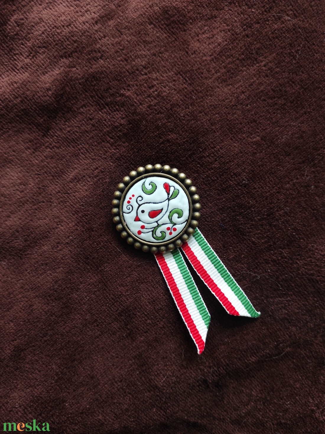 Kokárda - ékszer - kitűző és bross - Meska.hu