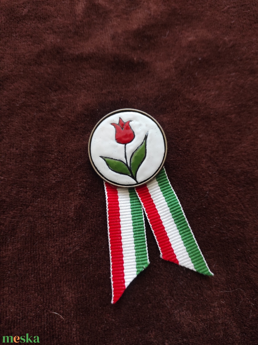 Kokárda - ékszer - kitűző és bross - Meska.hu