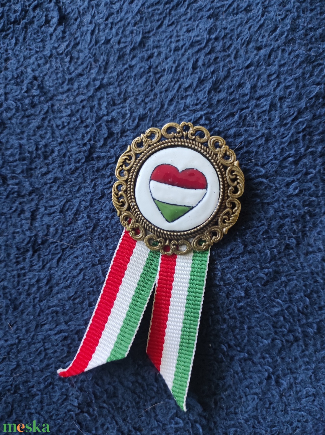 Kokárda - ékszer - kitűző és bross - Meska.hu