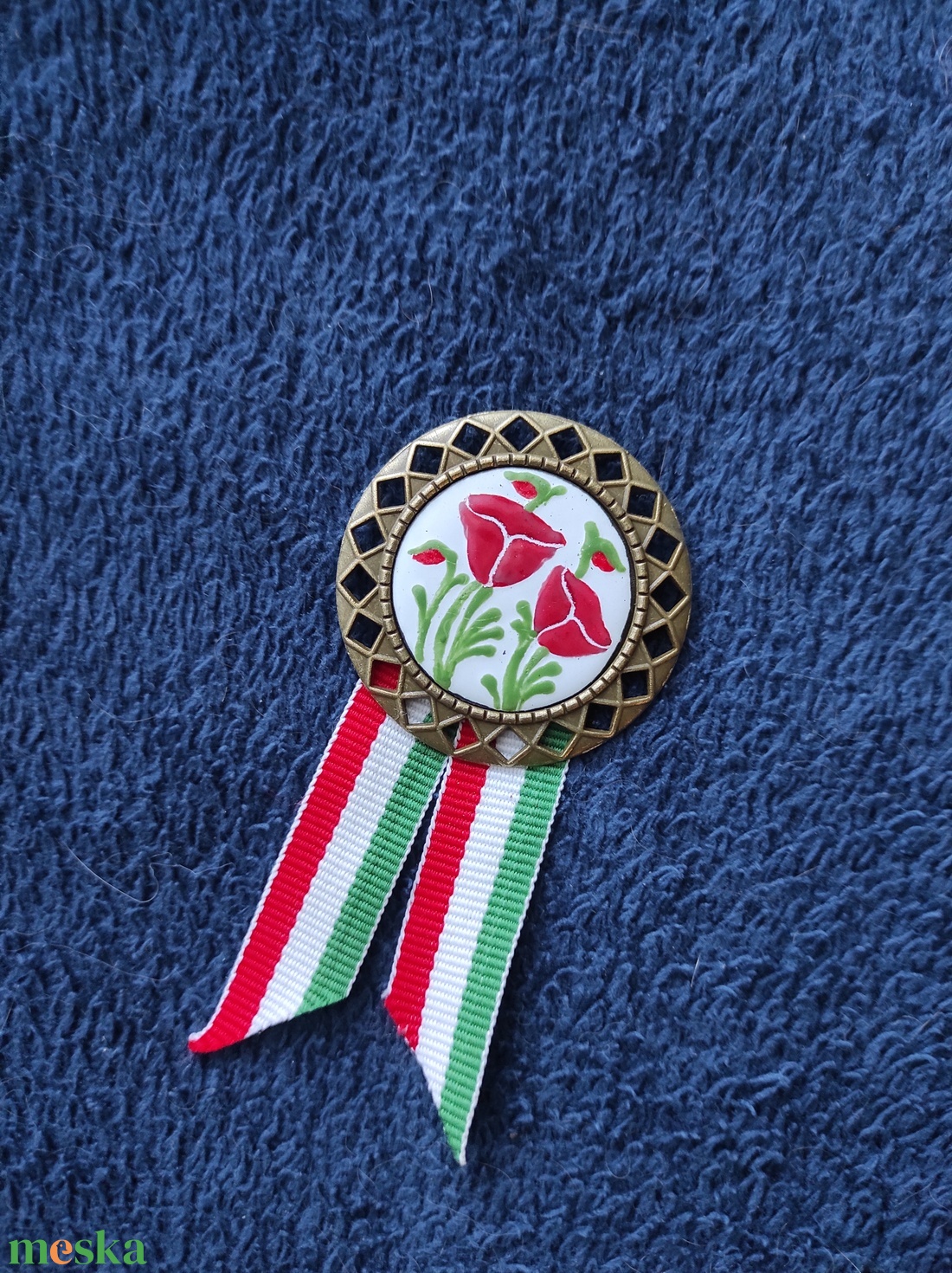 Kokárda - ékszer - kitűző és bross - Meska.hu