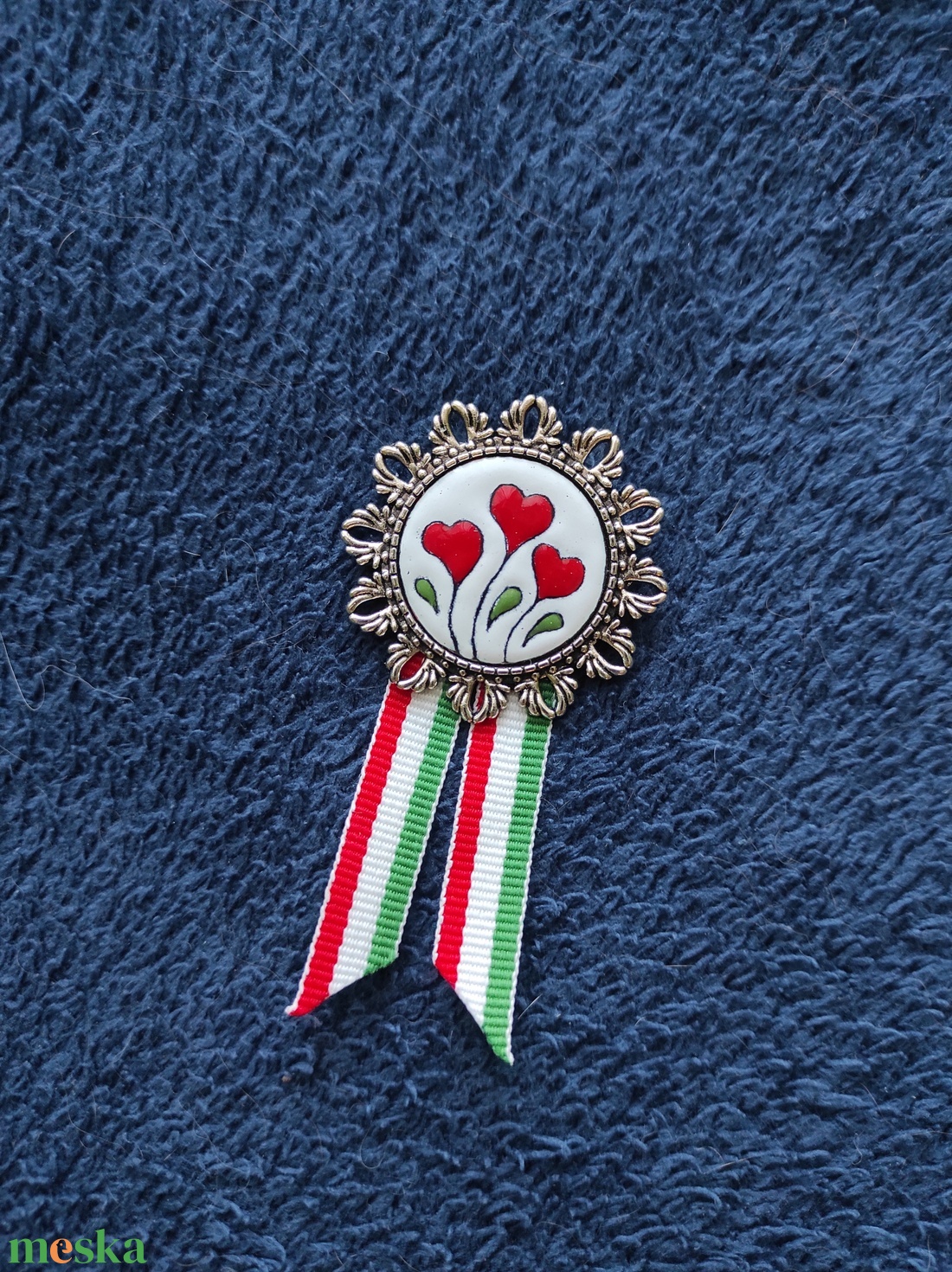 Kokárda - ékszer - kitűző és bross - Meska.hu