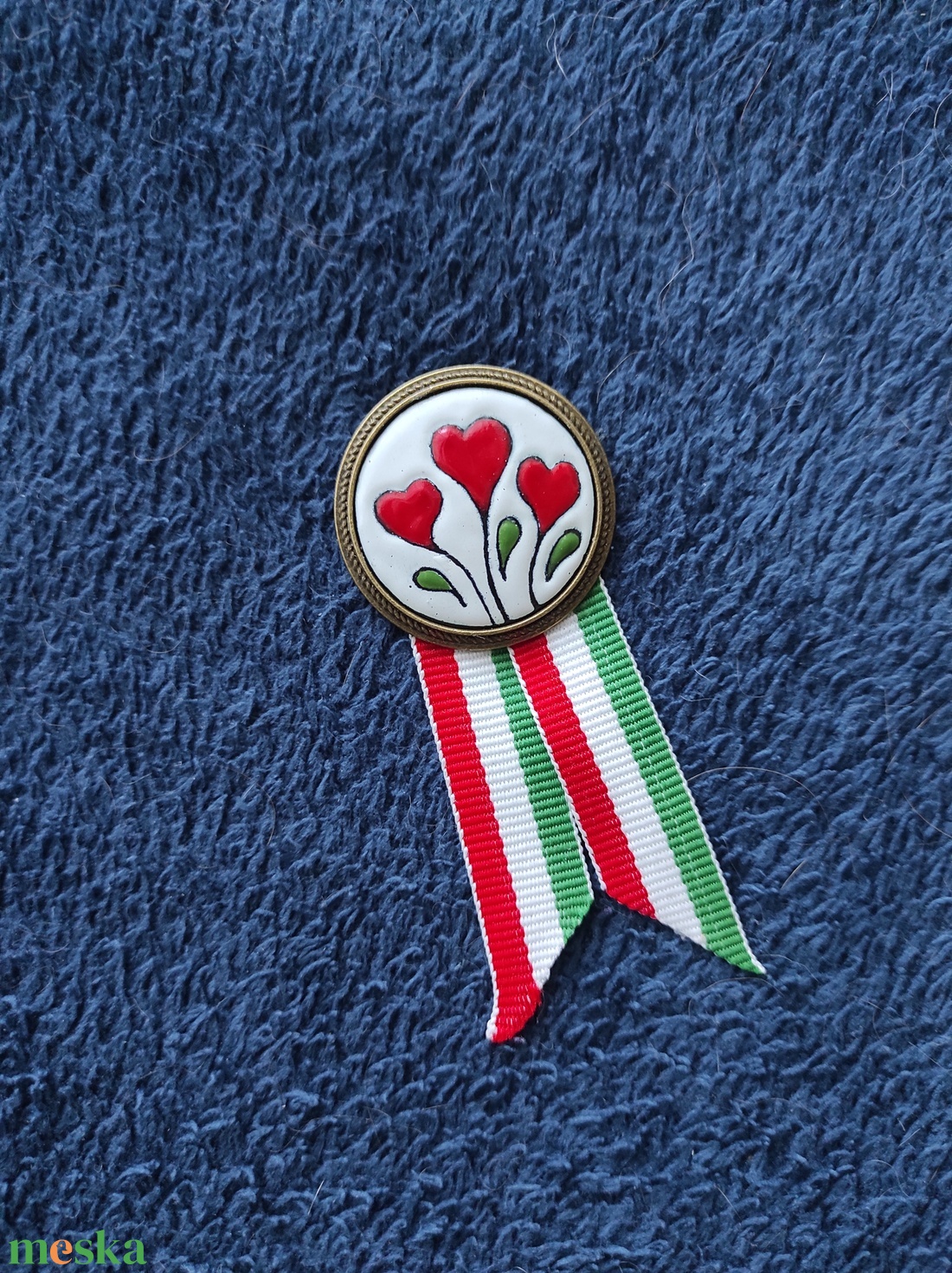 Kokárda - ékszer - kitűző és bross - Meska.hu