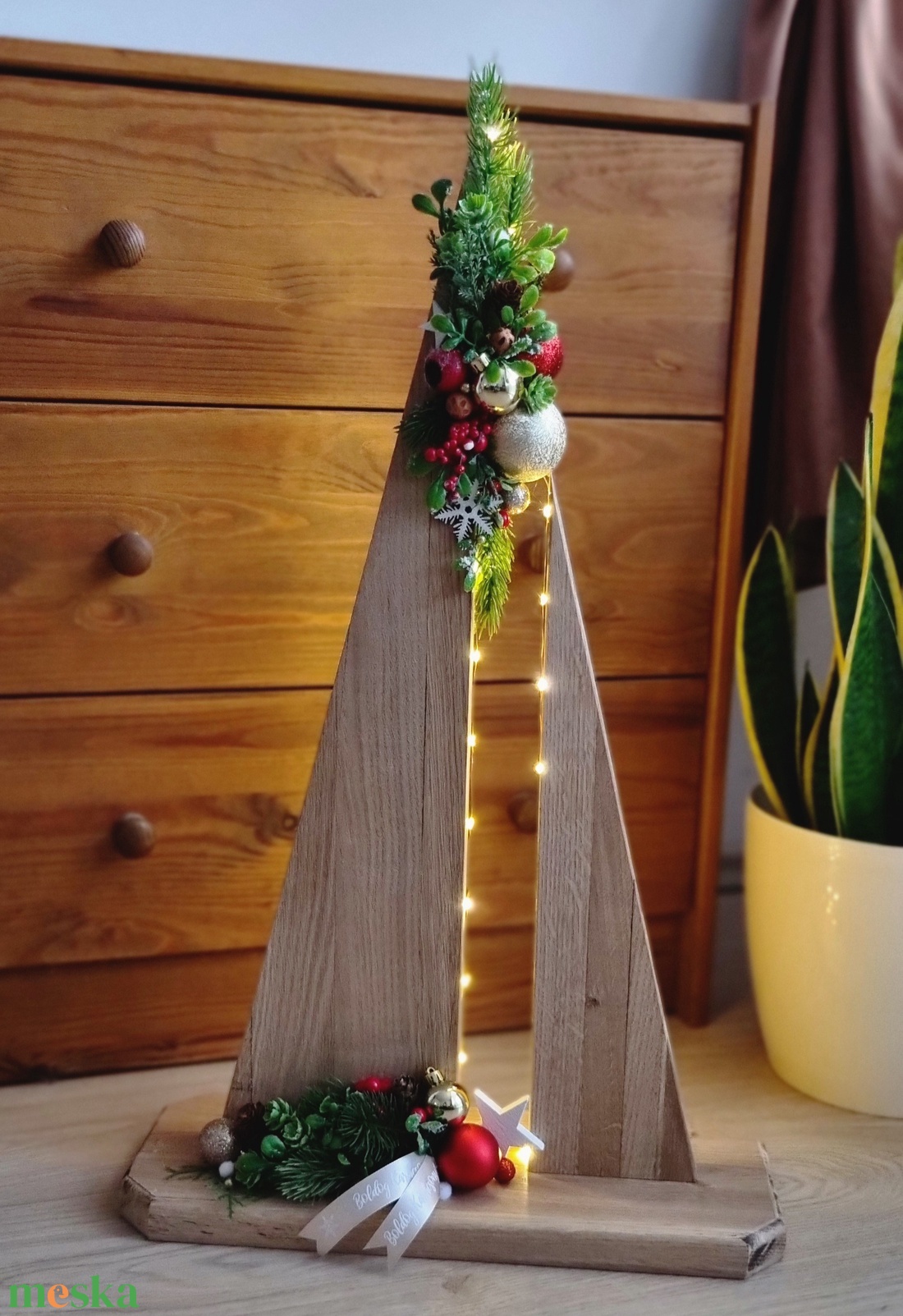 Karácsonyi lakásdekor - karácsony - karácsonyi lakásdekoráció - karácsonyi fénydekoráció - Meska.hu