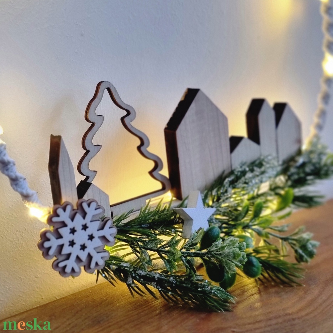 Ajtódísz - karácsony - adventi díszek - adventi ajtódísz - Meska.hu