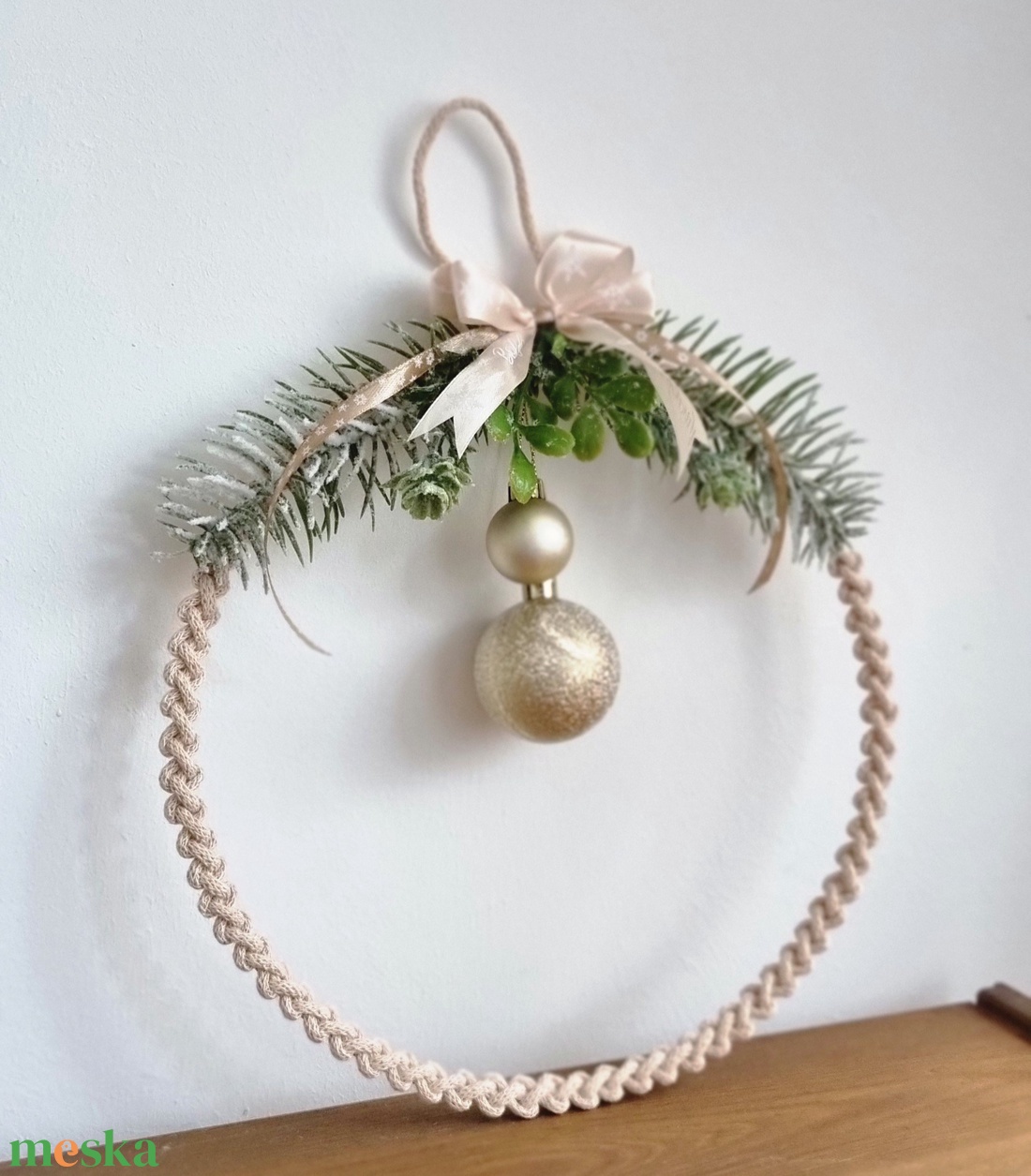 Adventi kopogtató - karácsony - adventi díszek - adventi ajtódísz - Meska.hu