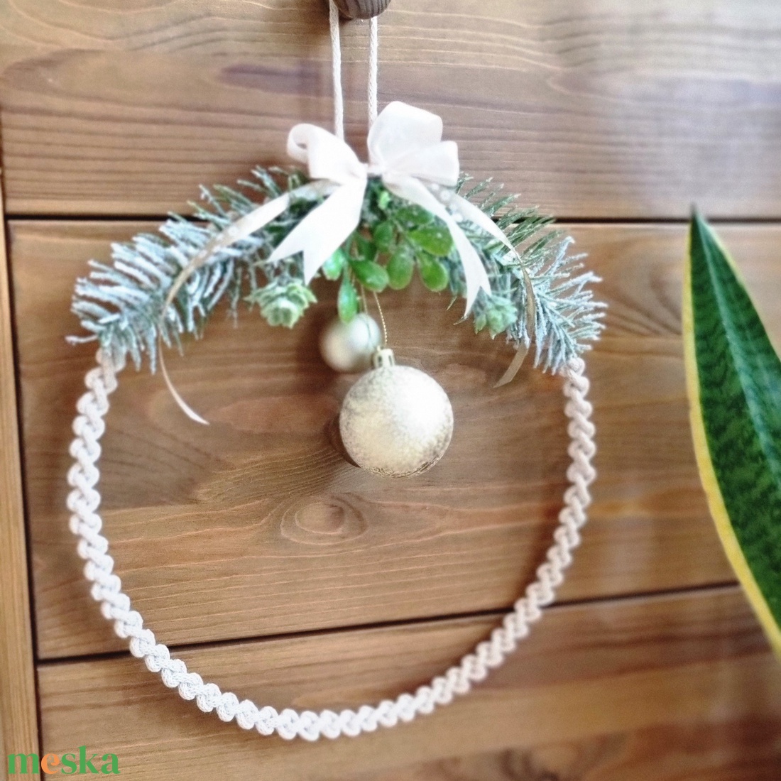 Adventi kopogtató - karácsony - adventi díszek - adventi ajtódísz - Meska.hu