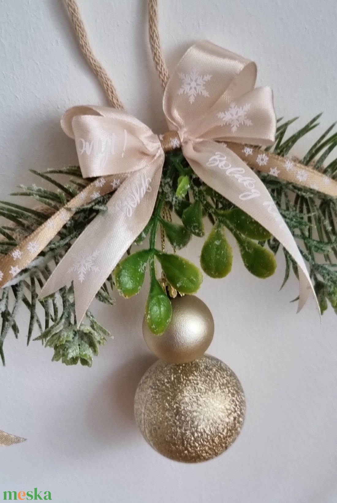 Adventi kopogtató - karácsony - adventi díszek - adventi ajtódísz - Meska.hu