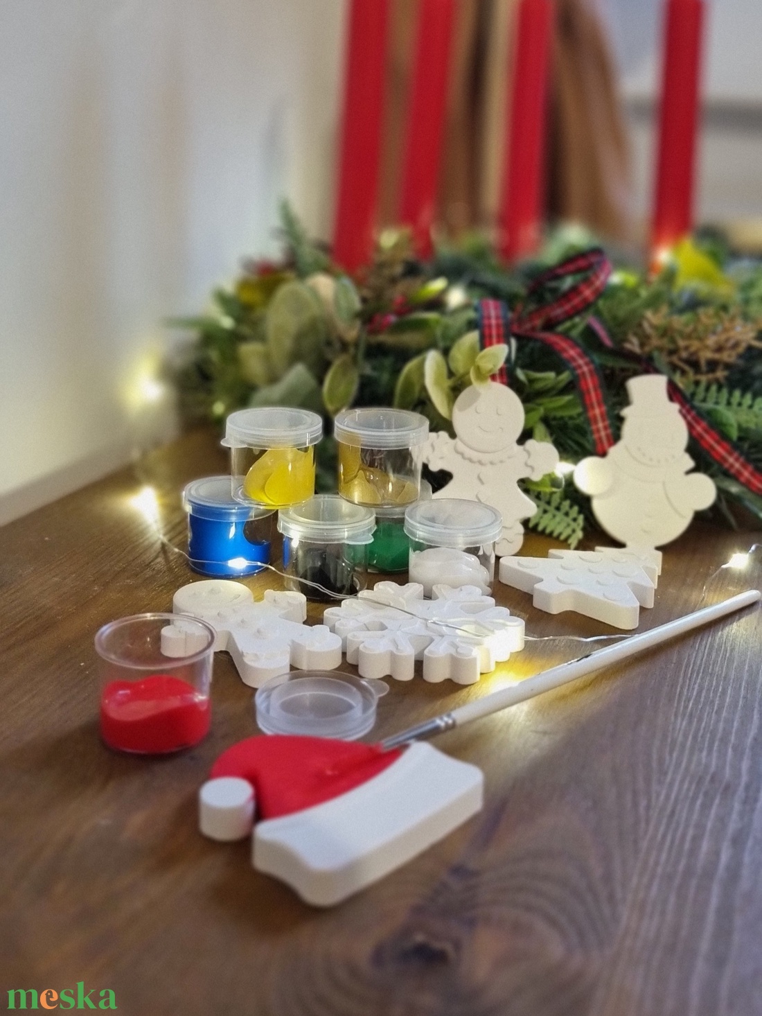 Karácsonyi kifestő - játék & sport - készségfejlesztő és logikai játék - oktató játékok - Meska.hu