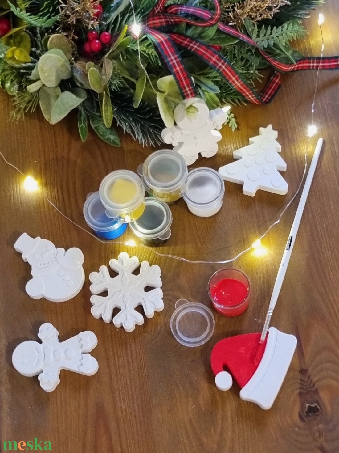 Karácsonyi kifestő - játék & sport - készségfejlesztő és logikai játék - oktató játékok - Meska.hu