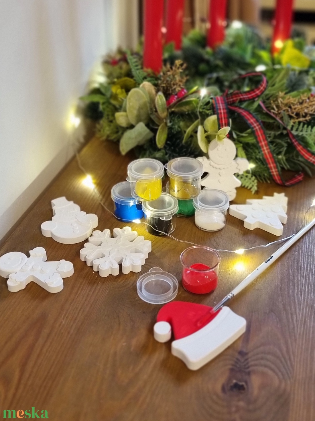 Karácsonyi kifestő - játék & sport - készségfejlesztő és logikai játék - oktató játékok - Meska.hu